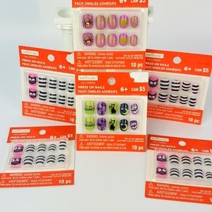 Halloween Press On Nails Set of 6